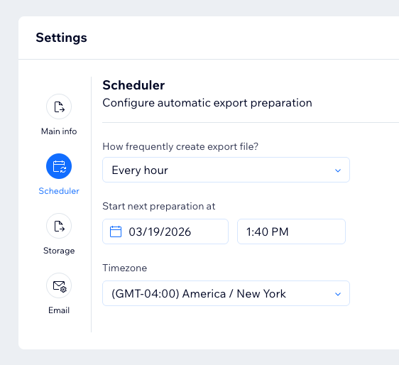 Automated scheduling